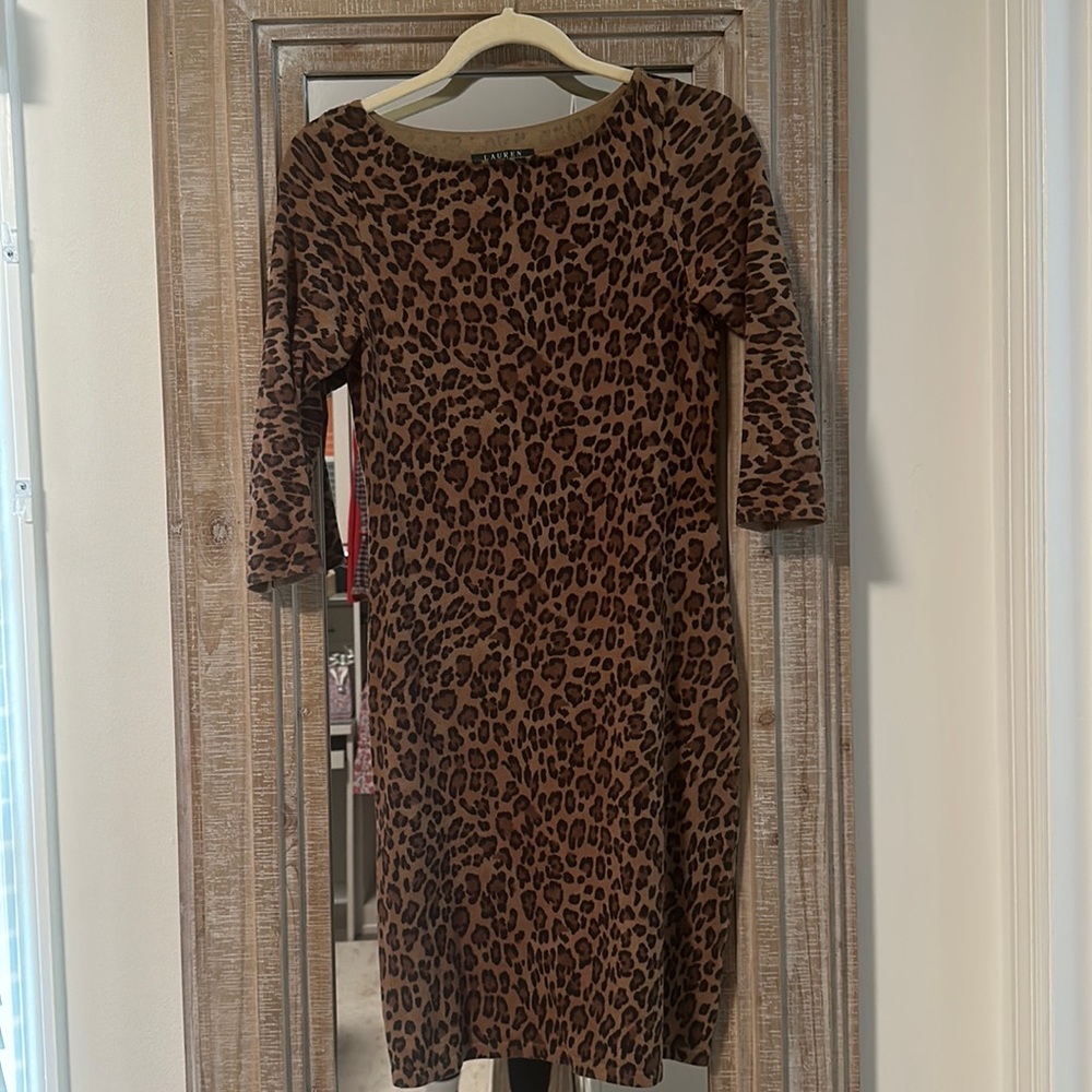 NWOT Ralph Lauren Mini Cheetah Print Dress